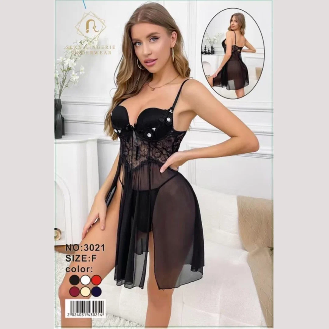 Robe Lingerie Noire Élégance Fatale – Mystère, Désir & Pouvoir Féminin